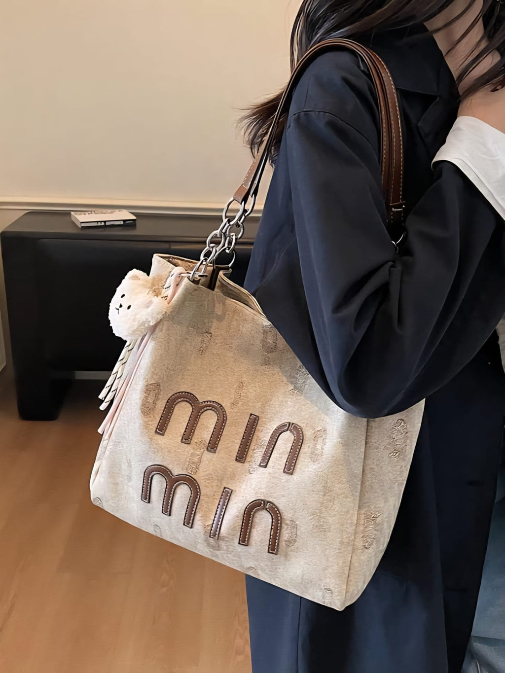 Whimsy Graffiti-Print Tote