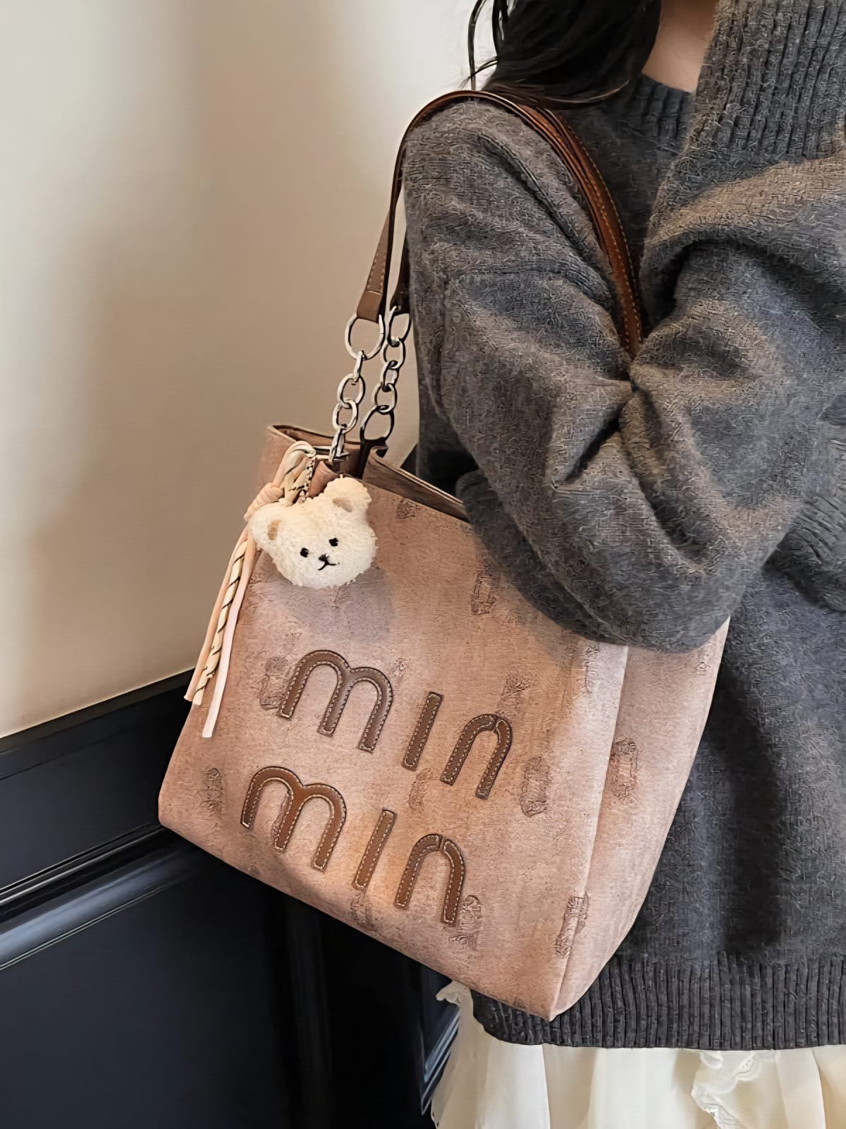 Whimsy Graffiti-Print Tote