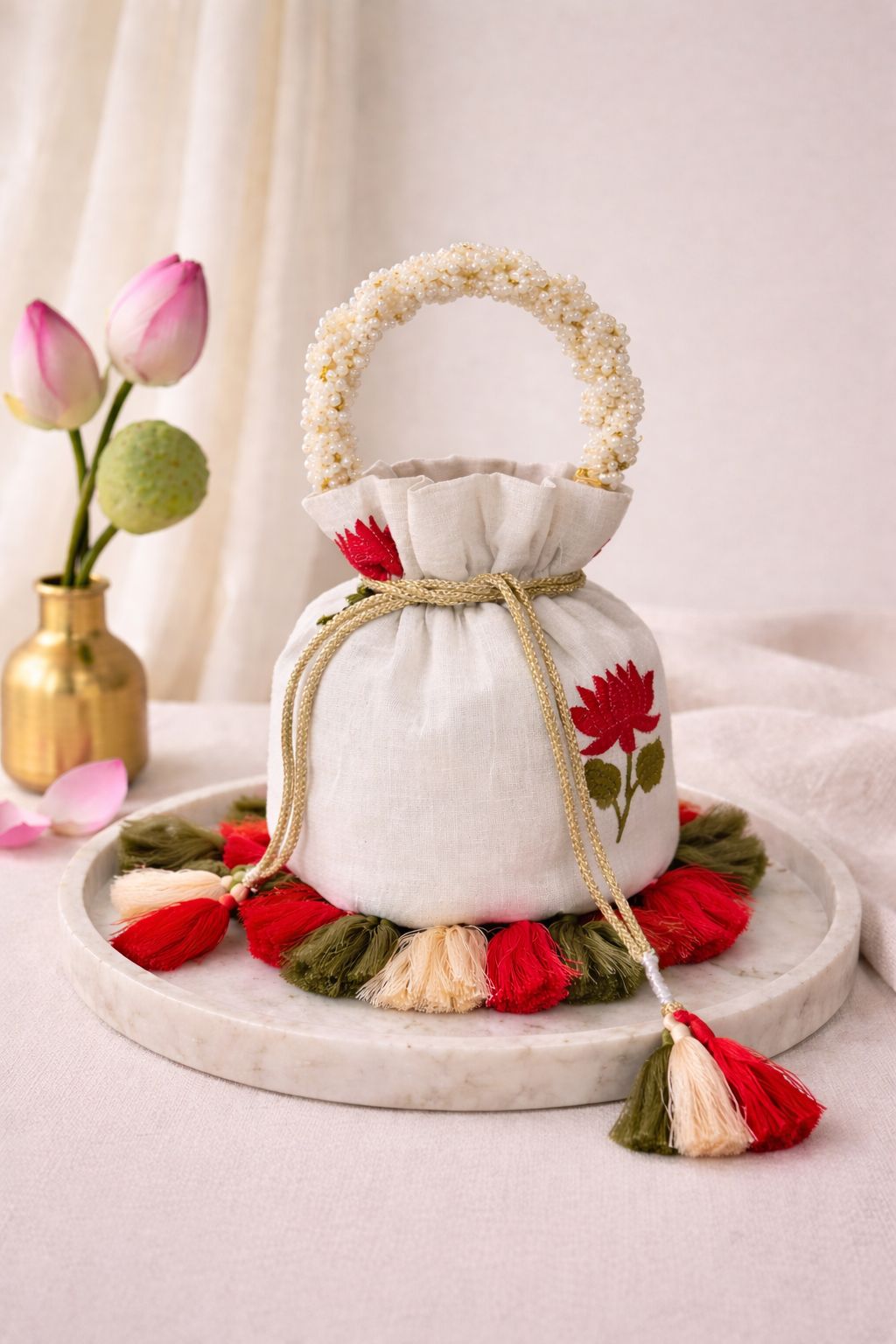 The Lotus Bloom Potli