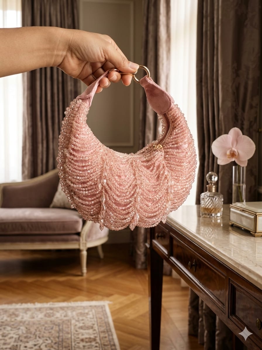 Starlight Crescent Clutch