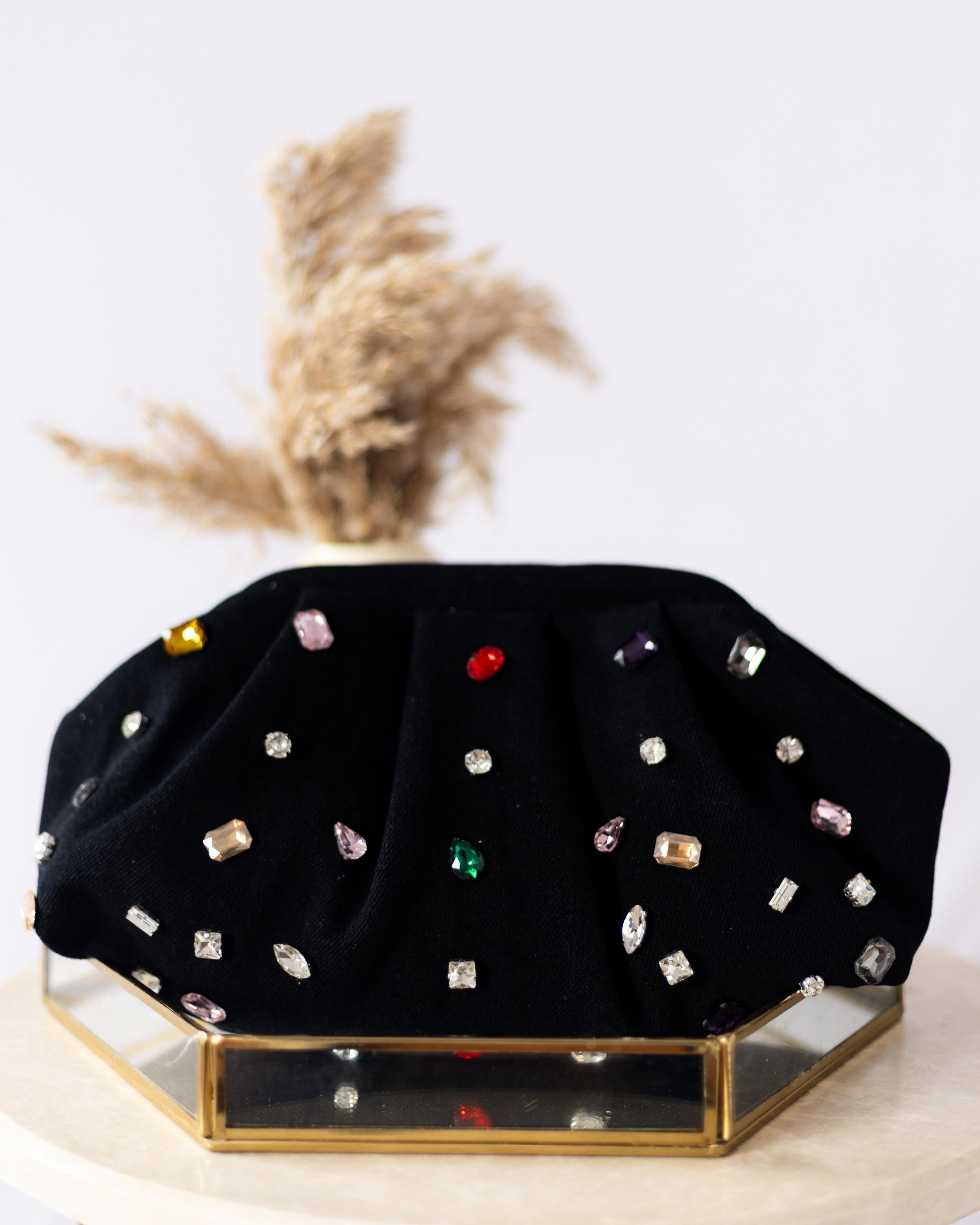 Stardust Denim Cloud Clutch