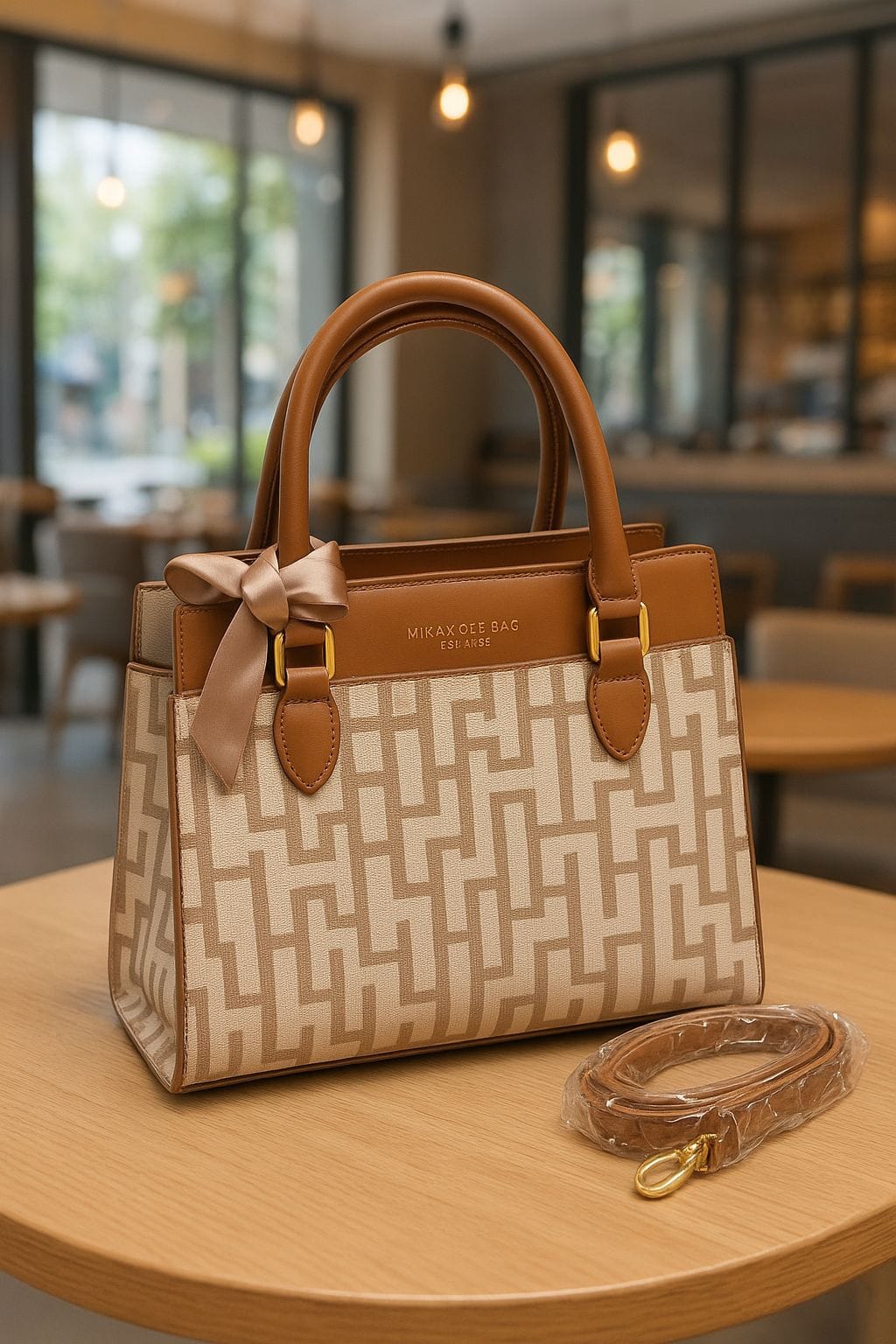 The "Monogram Muse" Top-Handle Bag