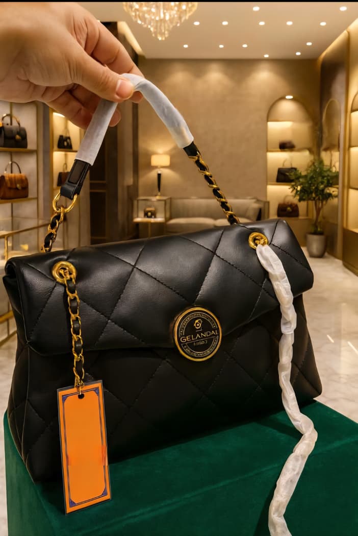 Diamond Noir Sling Bag