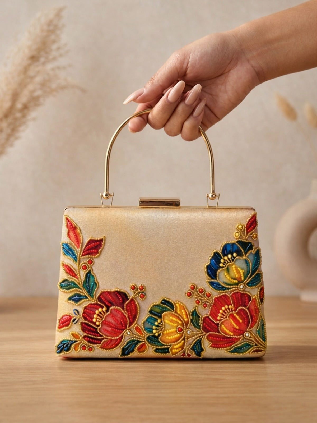 The Flora Aura Box Clutch