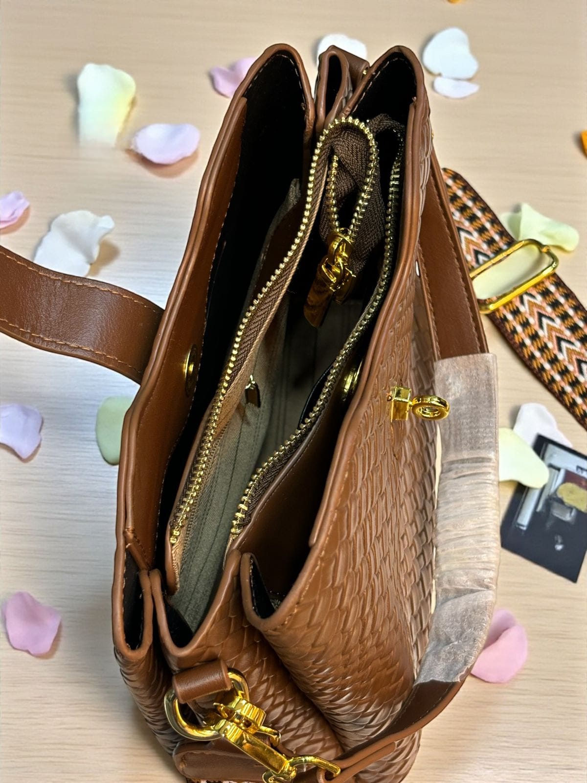 Artisan Woven Shoulder Bag