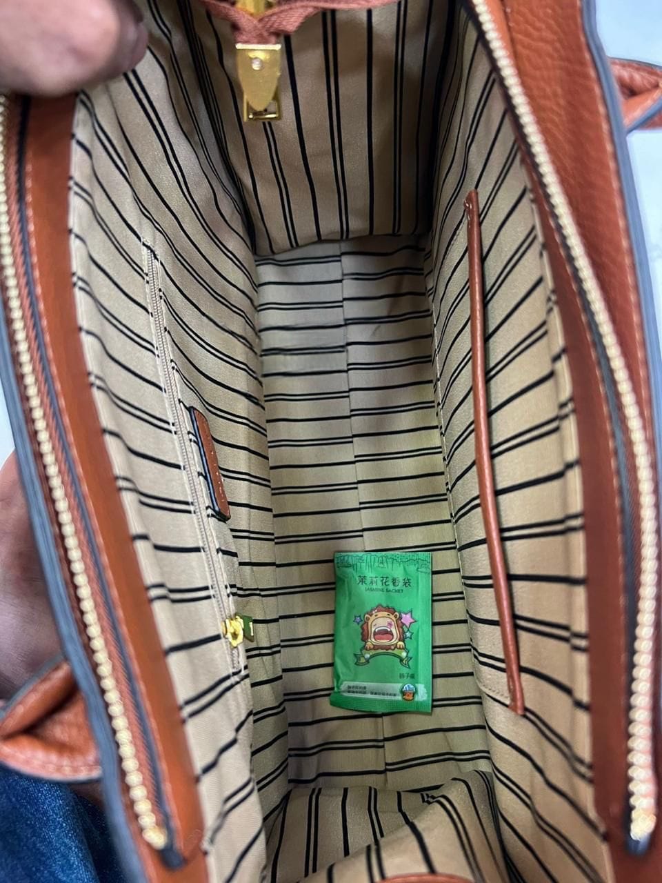 The Signature Plaid Structured Tote Handbag