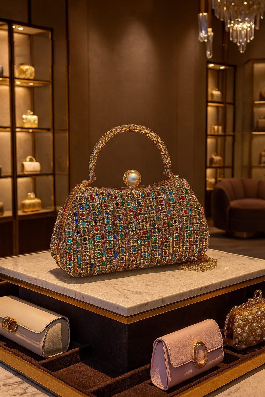 Regalia Jeweled Clutch