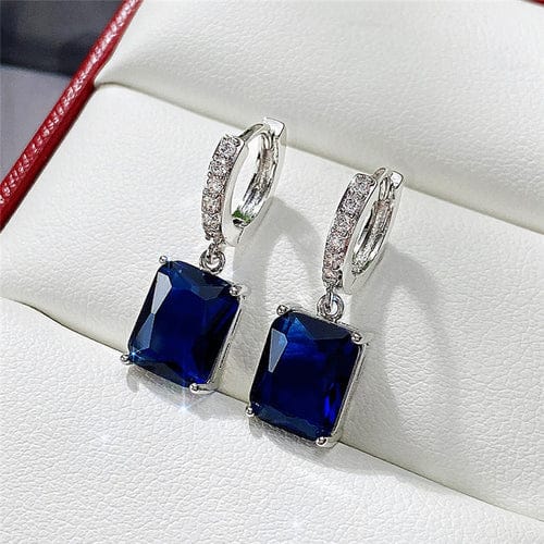 Midnight Azure Drop Earrings