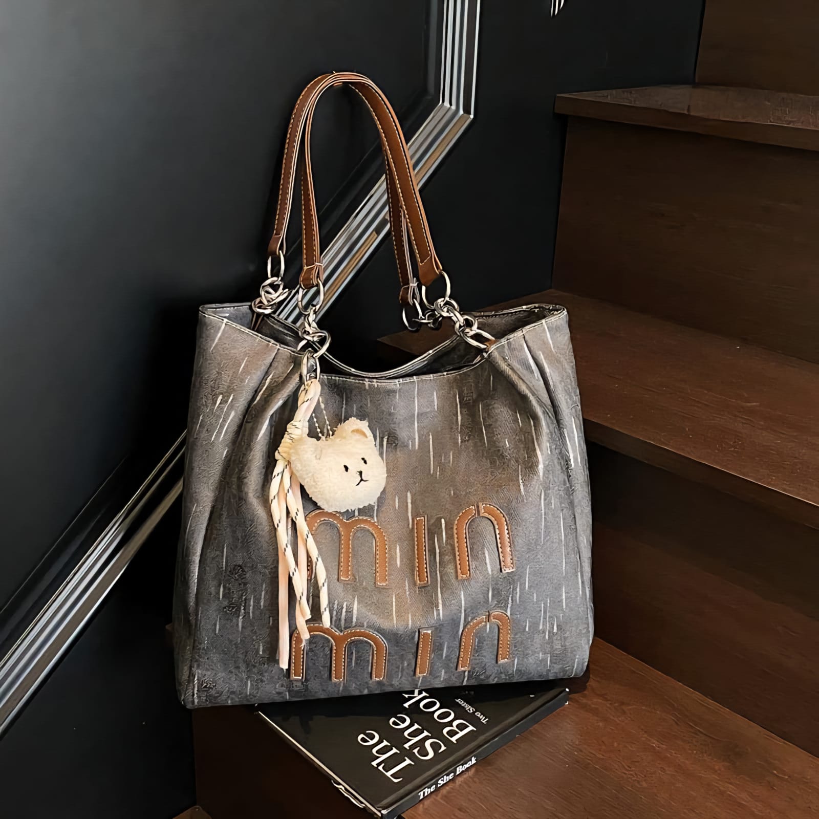 Whimsy Graffiti-Print Tote