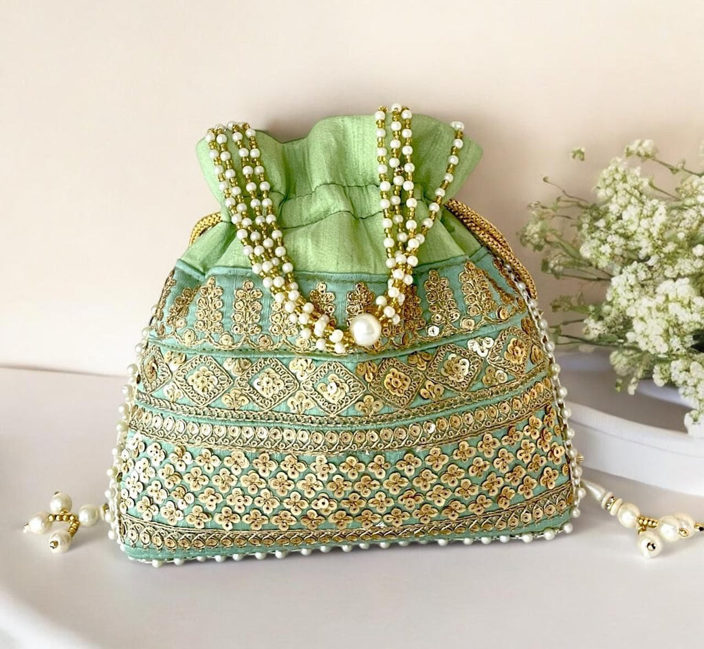 Embroidered Potli Bags – Elegant Ethnic Collection