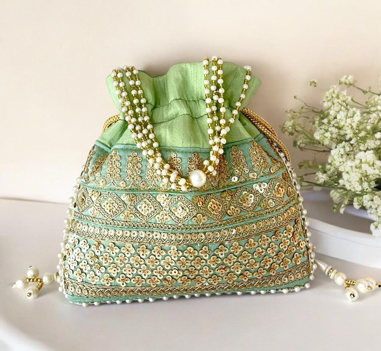 Embroidered Potli Bags – Elegant Ethnic Collection