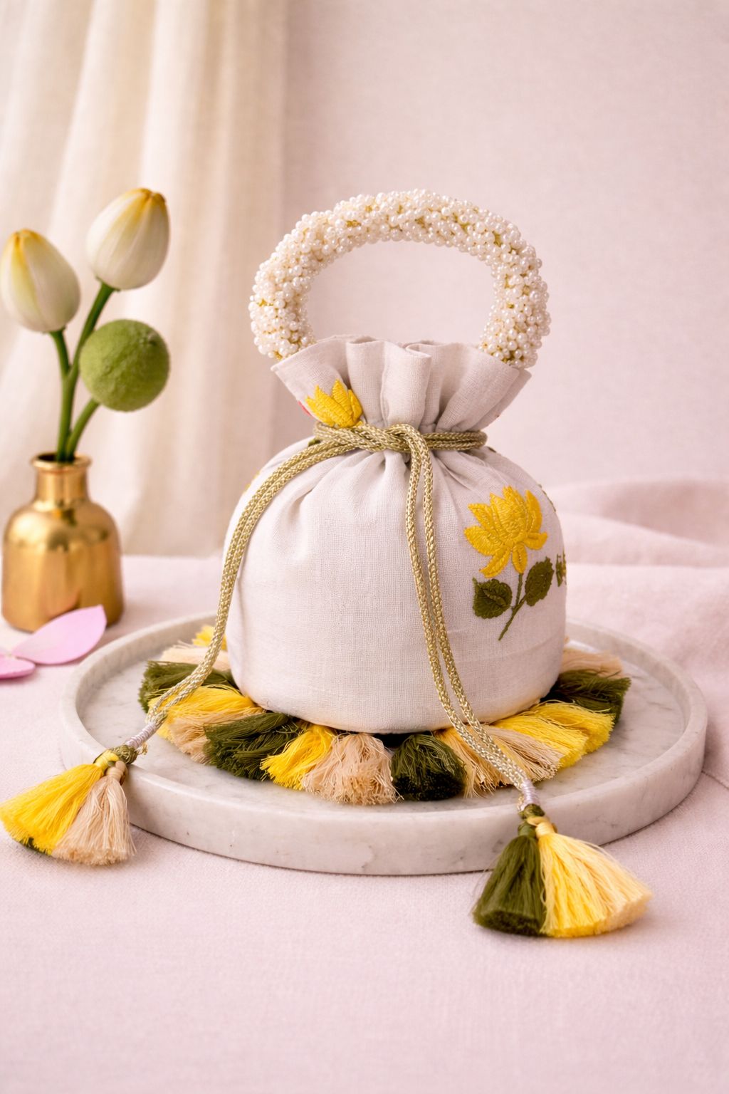 The Lotus Bloom Potli