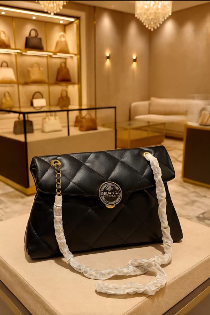 Diamond Noir Sling Bag