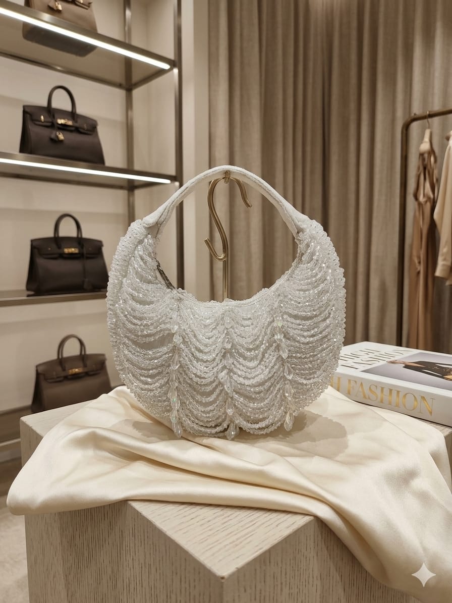 Starlight Crescent Clutch