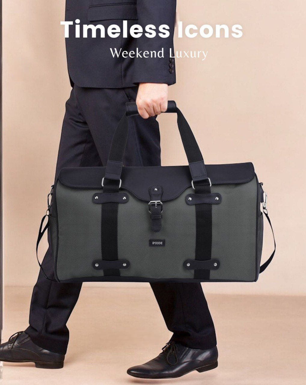 Techno Travel Duffle Bag with USB charging port
