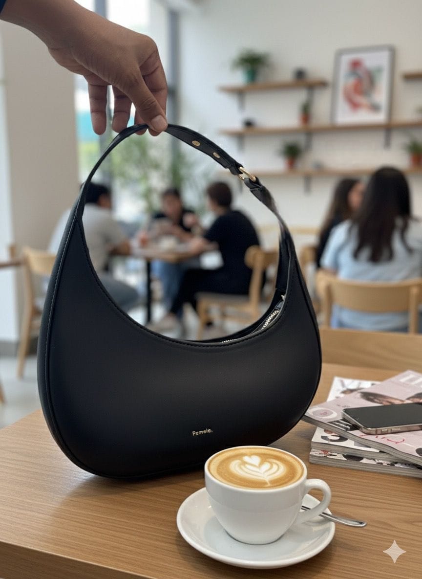Chic Half-Moon Hobo Bag