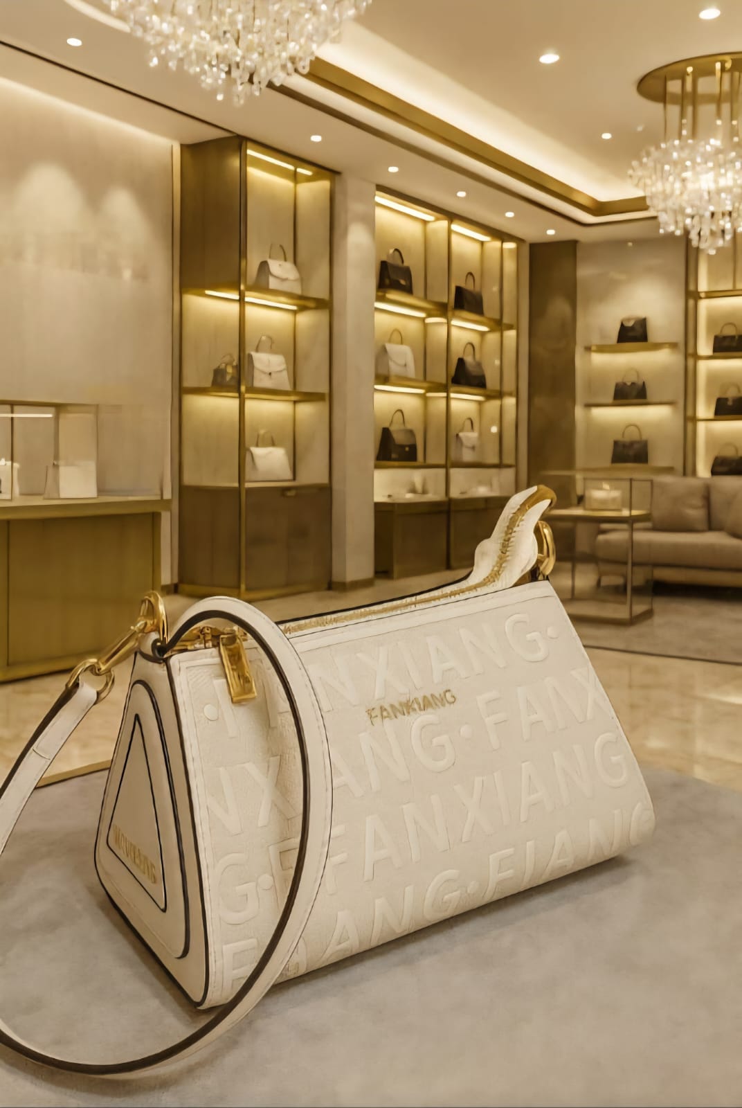 Archival Triangular Barrel Bag