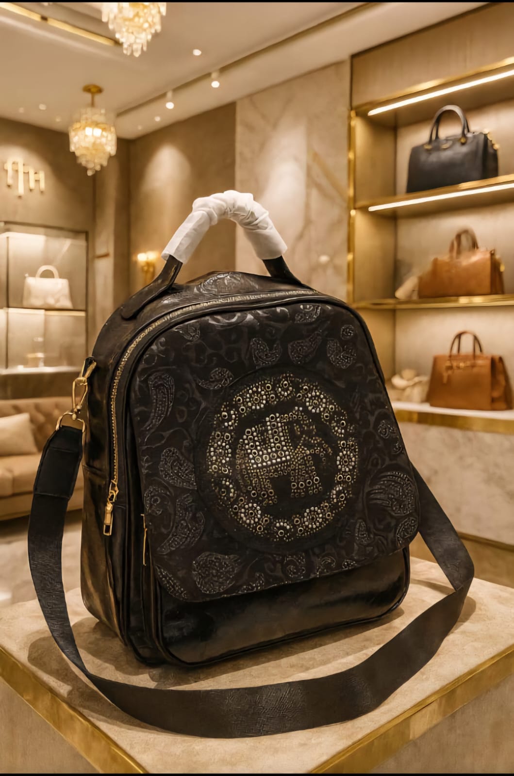 The Regal Embossed Backpack