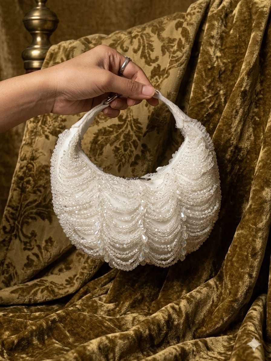 Starlight Crescent Clutch
