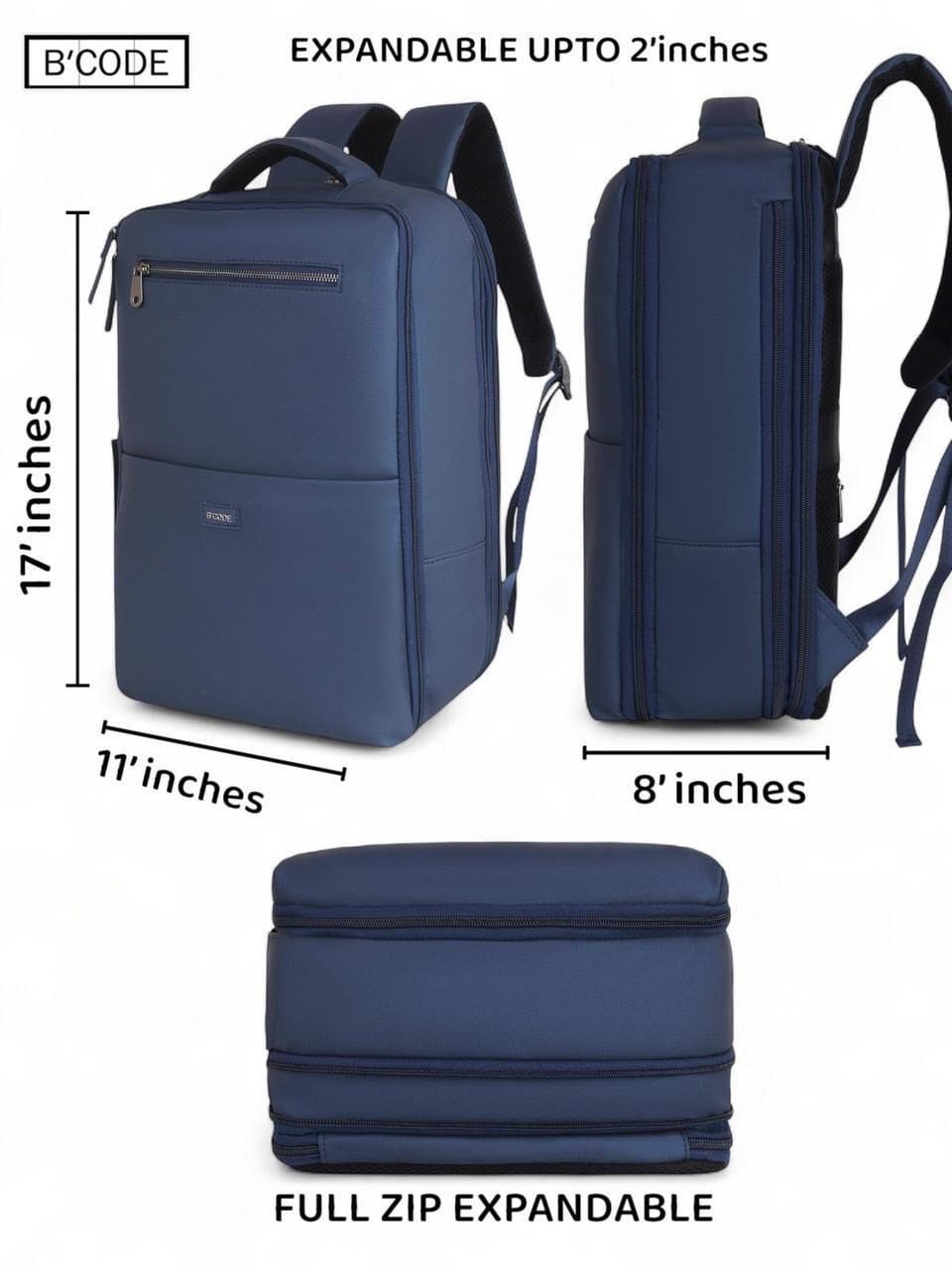 B’CODE™️ ELITE Overnighter Laptop Backpack