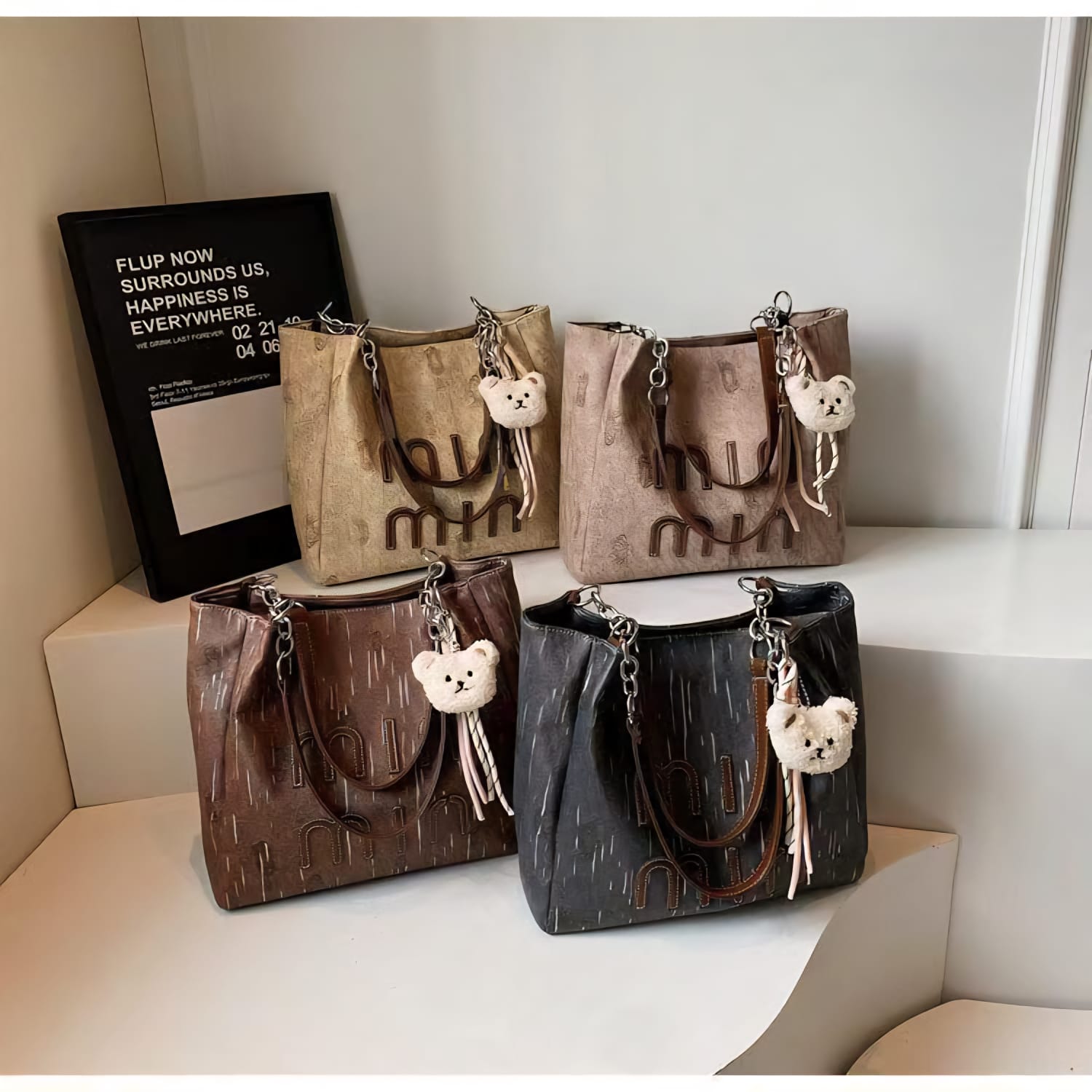 Whimsy Graffiti-Print Tote