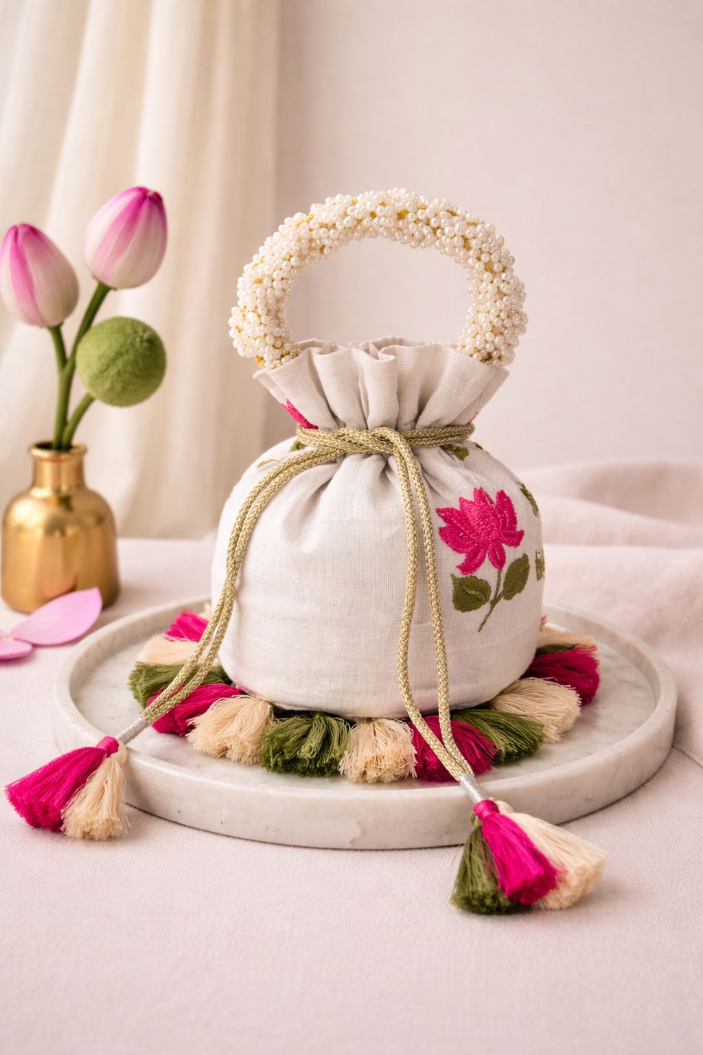 The Lotus Bloom Potli
