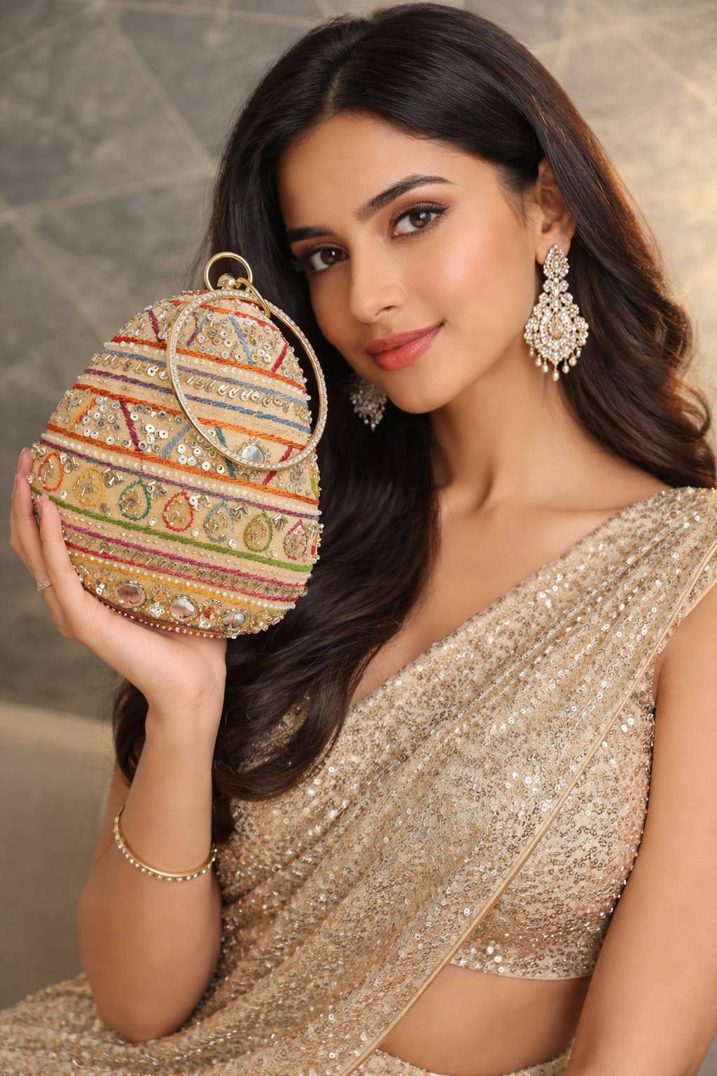 Mayuri Triangle Clutch Bag