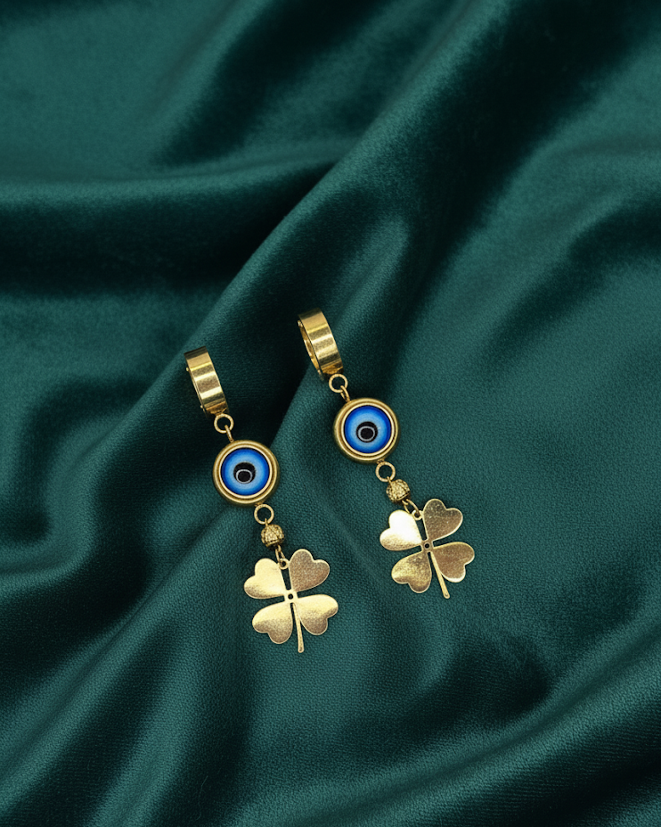 Eyelet Drop Earrings