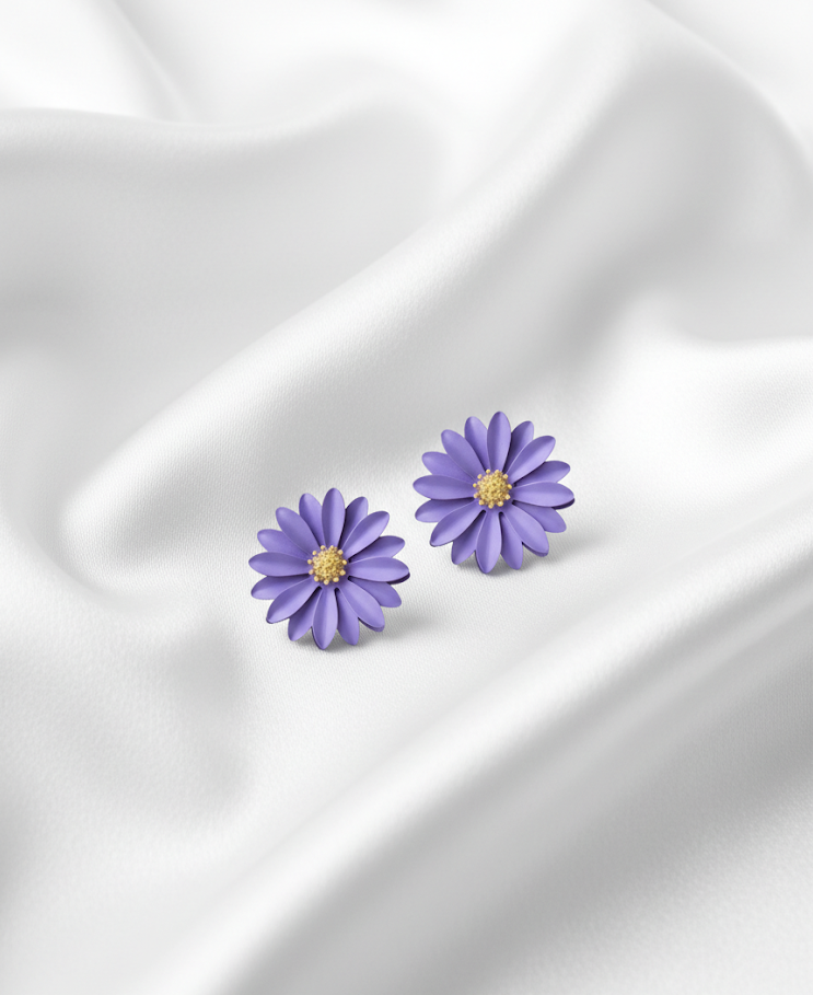 Lila Stud Earring