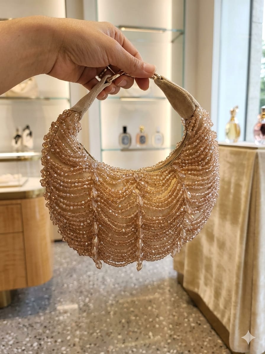 Starlight Crescent Clutch