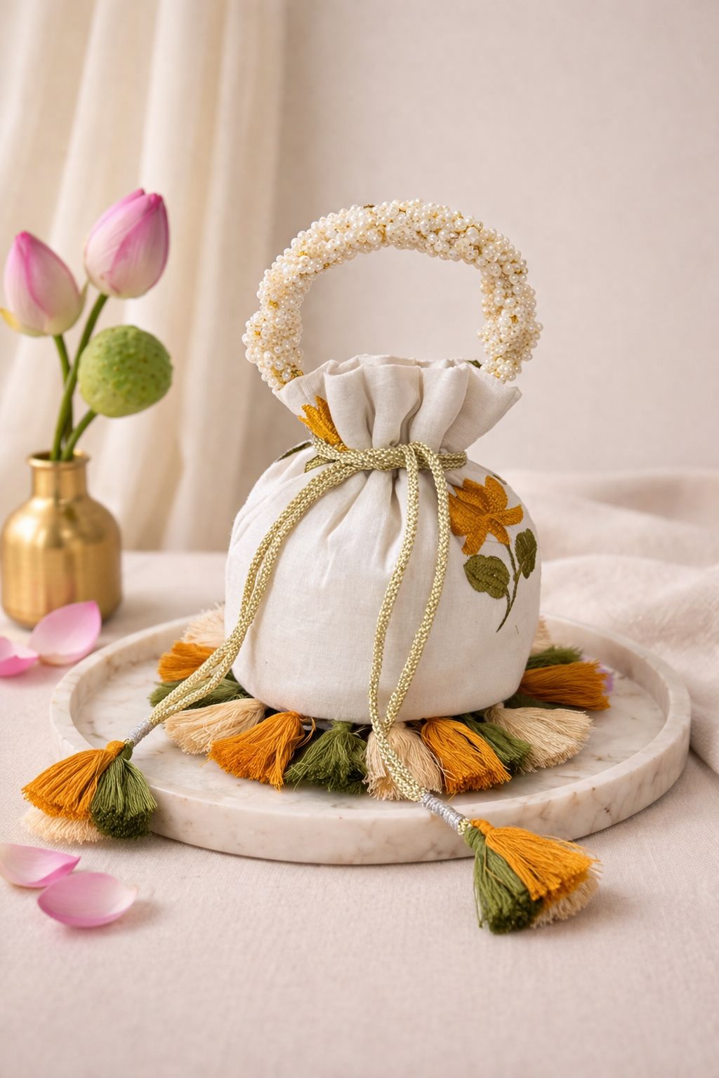 The Lotus Bloom Potli