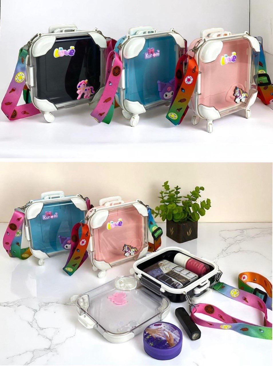 Mini Suitcase Sling style for Airpods/Cosmetics