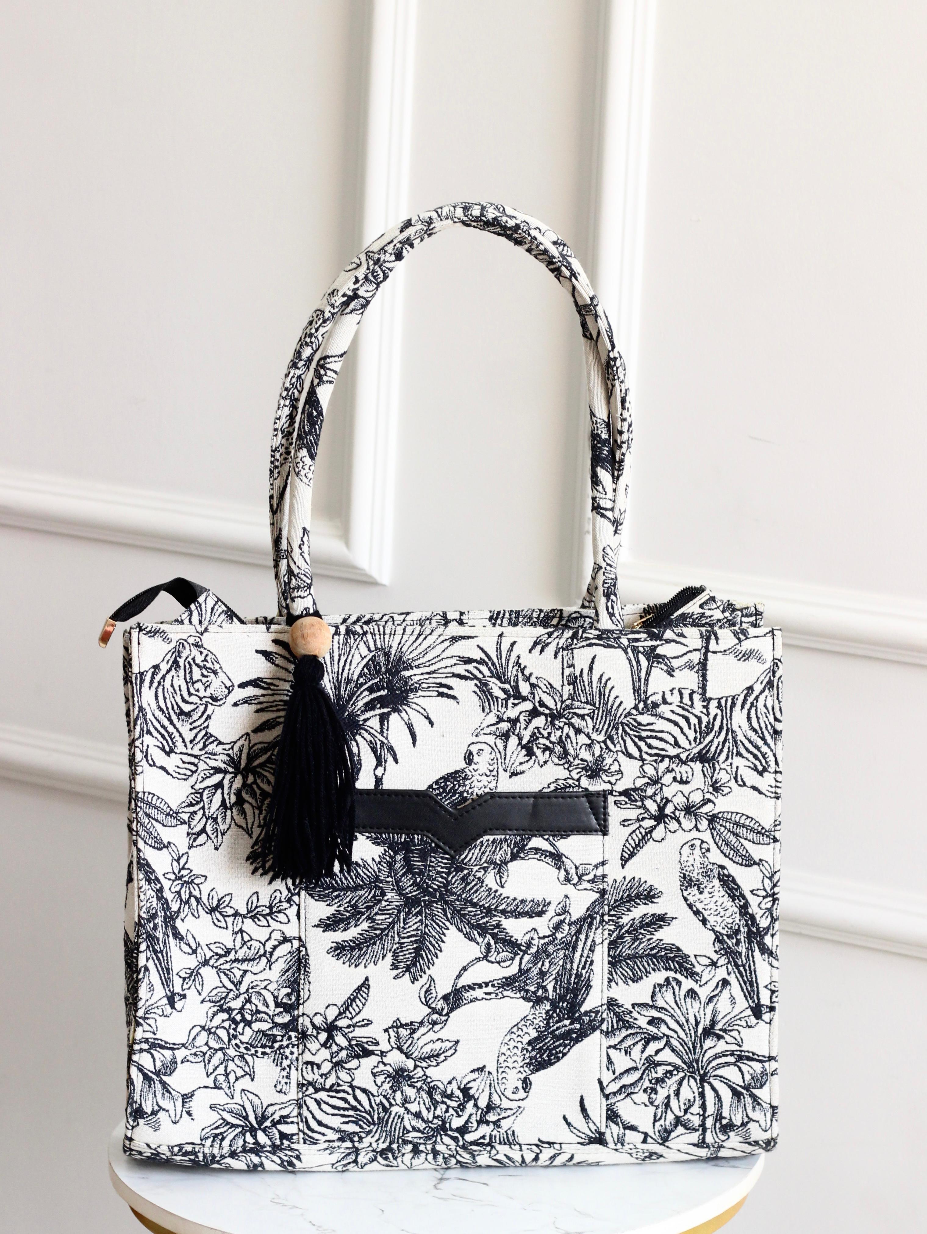 White Amazonia Tote