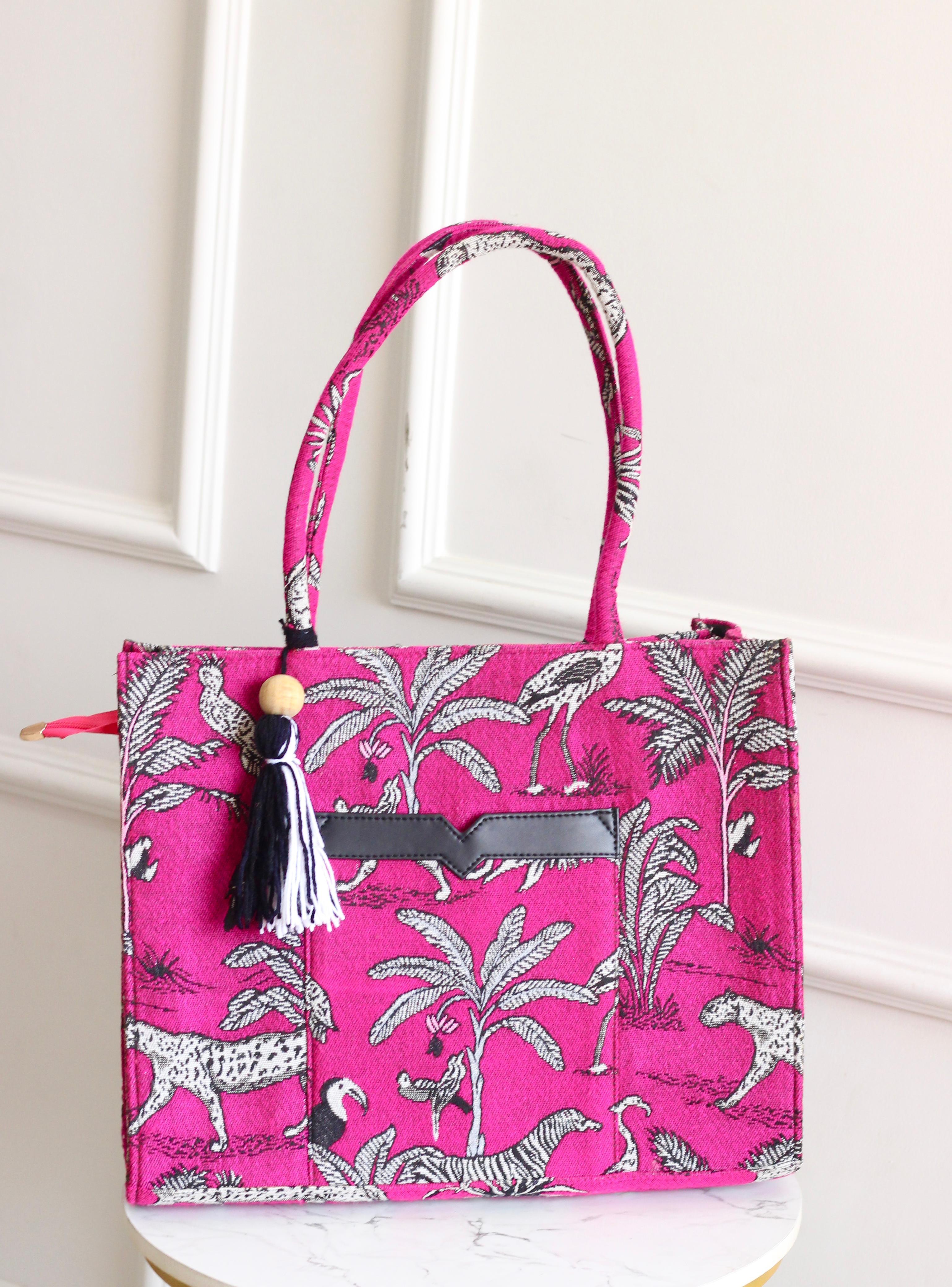 Electric Safari Shopper Tote