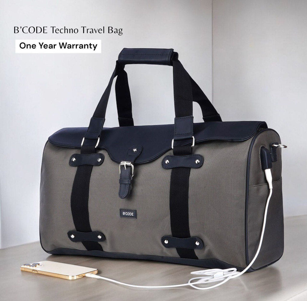 Techno Travel Duffle Bag with USB charging port