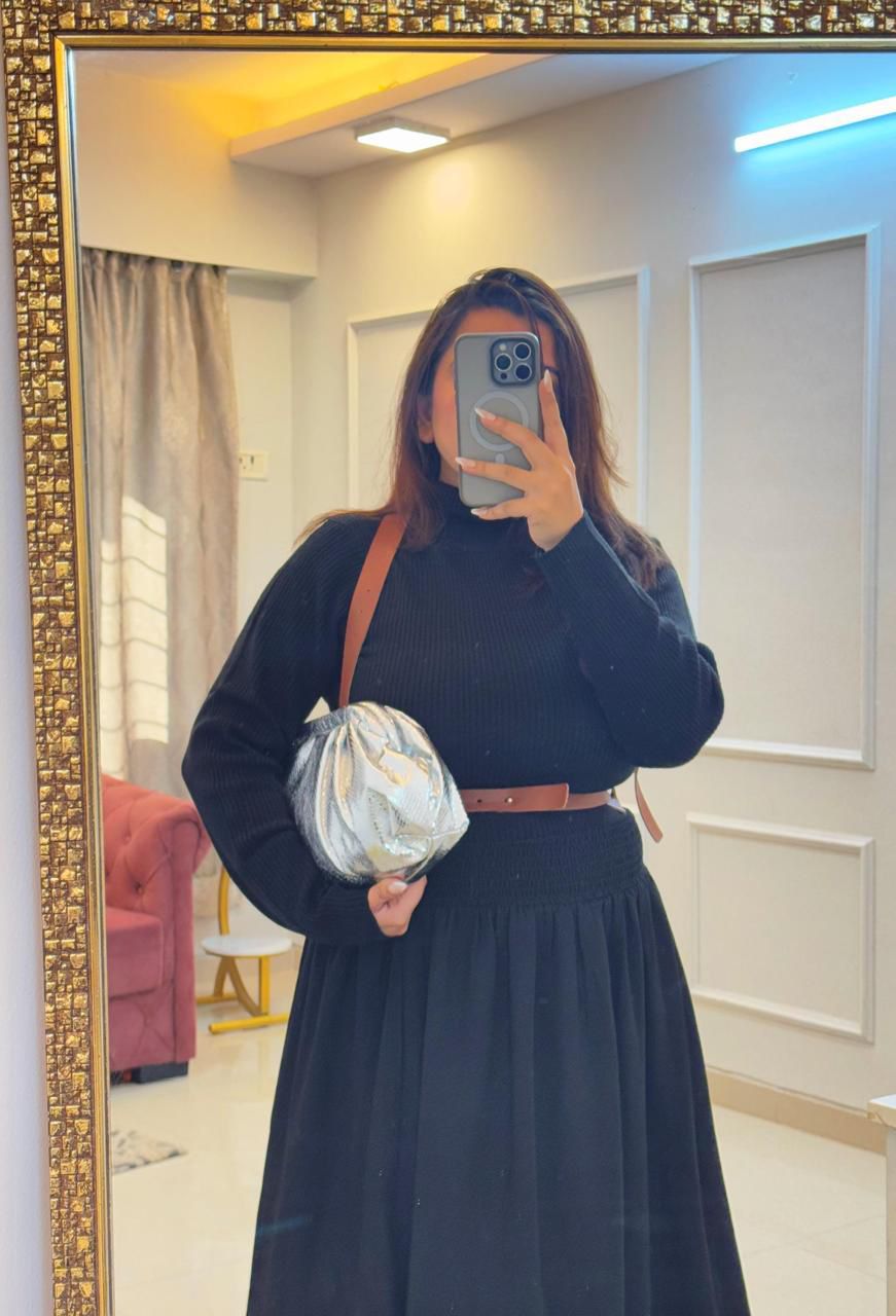 Metallic Sling Cloud Bag