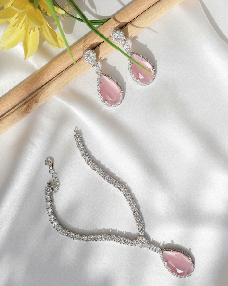 Daina Diamond Necklace Set