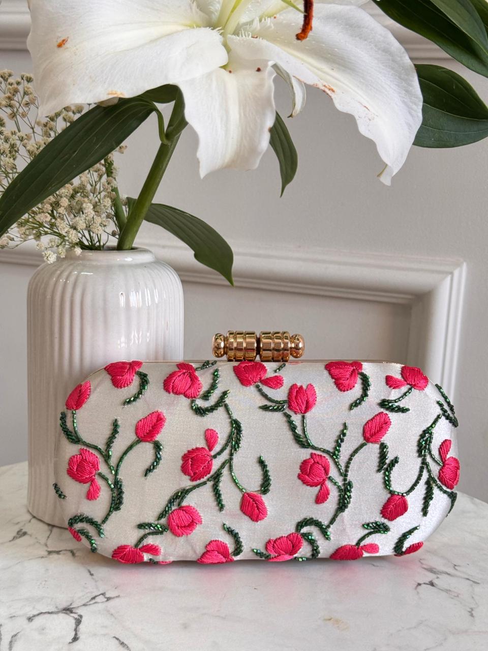 Blooming Elegance Clutch