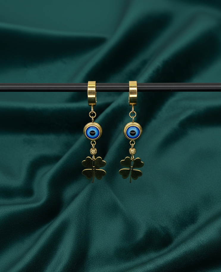 Eyelet Drop Earrings