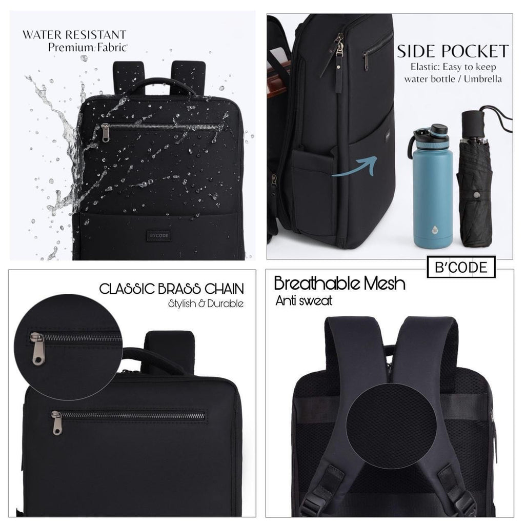 B’CODE™️ ELITE Overnighter Laptop Backpack