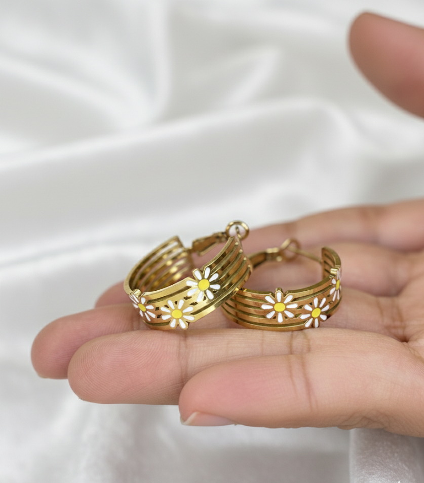 Floriva Hoop Earrings