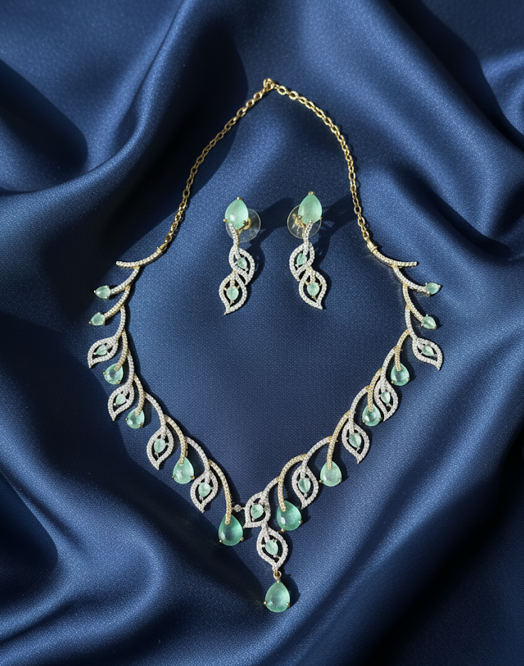 Matilda Diamond Necklace Set