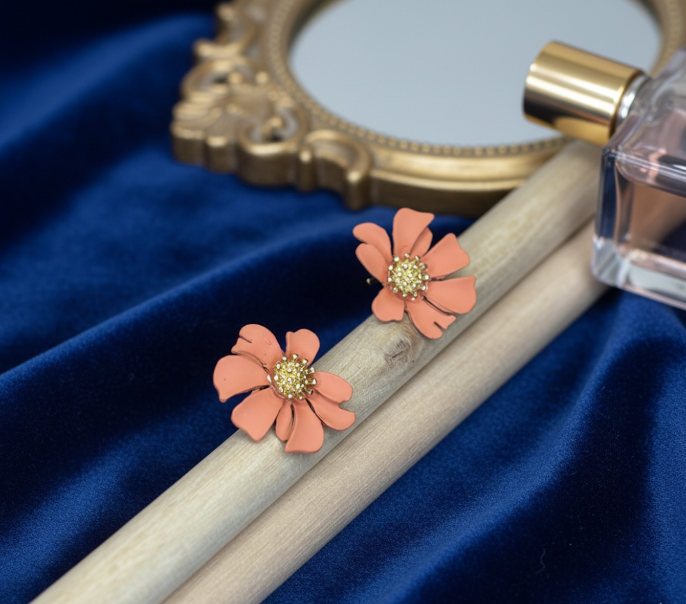 Peachy Stud Earrings