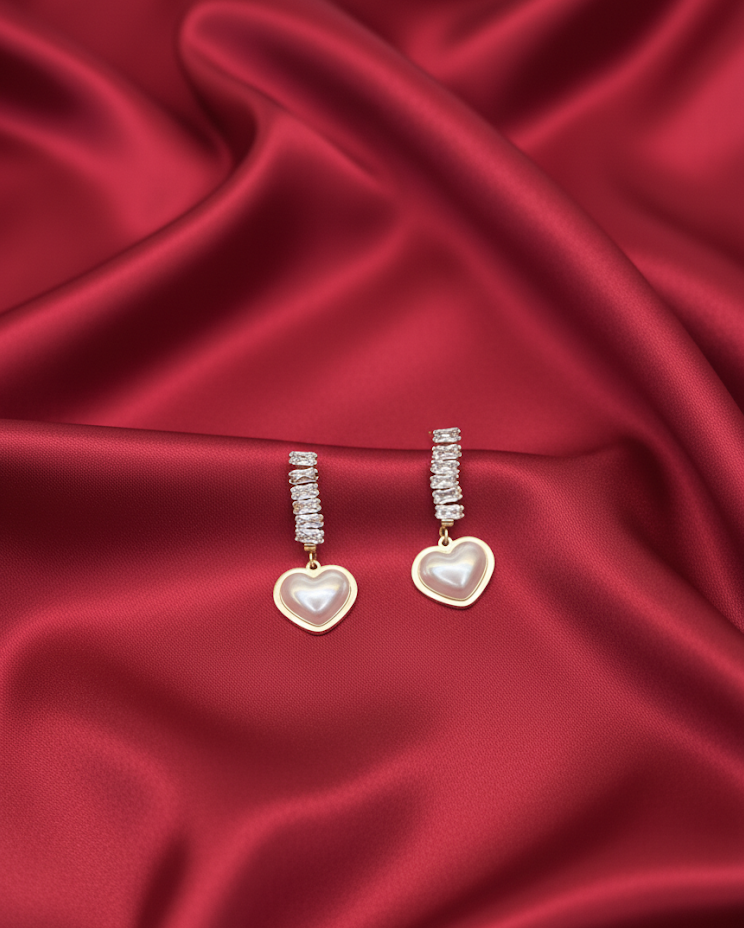 PearlGlow Drop Earrings