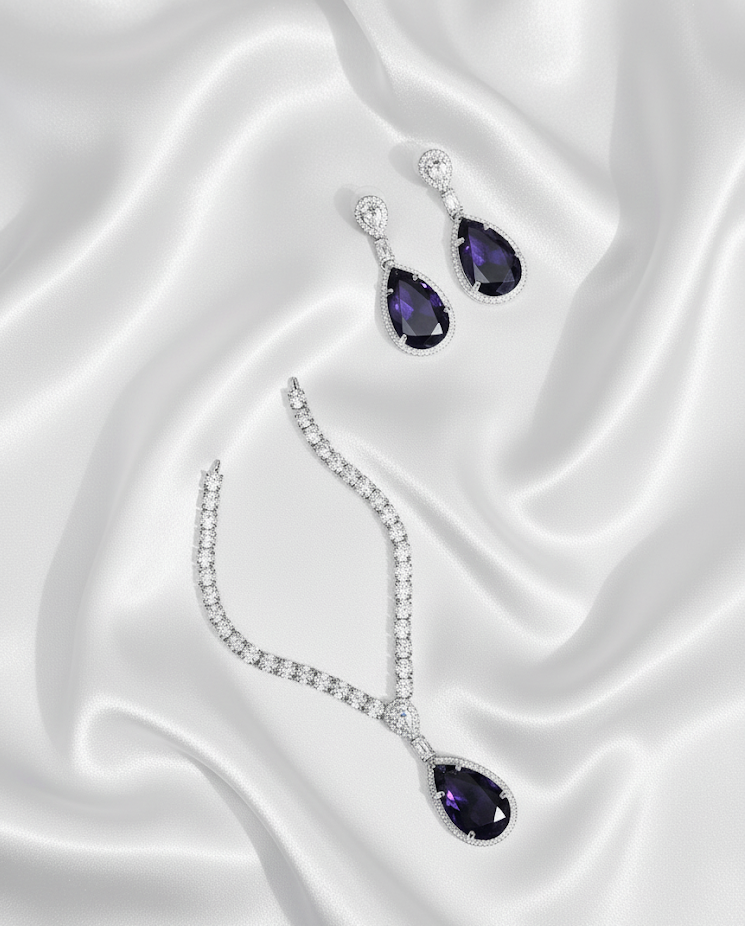 Daina Diamond Necklace Set