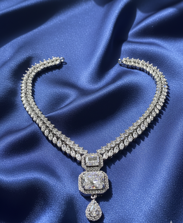 Titania Diamond Necklace Set