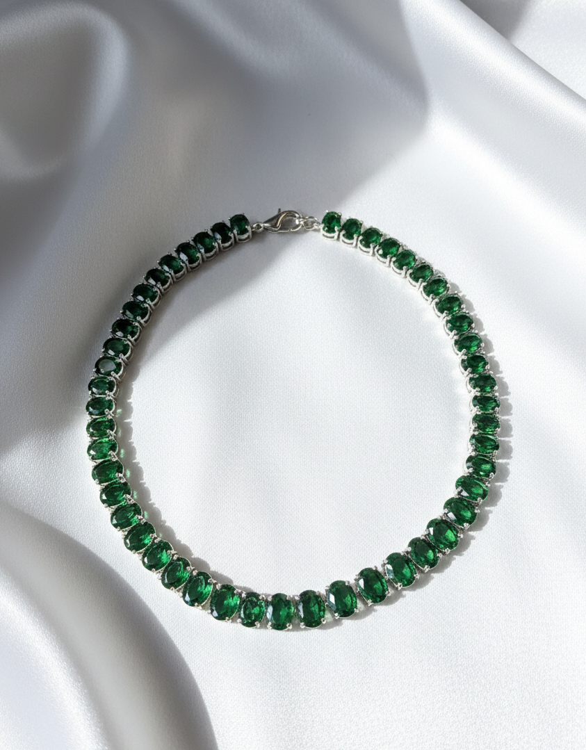 Zenobia Diamond Necklace Set